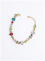 Pulsera Amen Mujer in Acero Quarzo idrotermale ACBRPRGOGMM